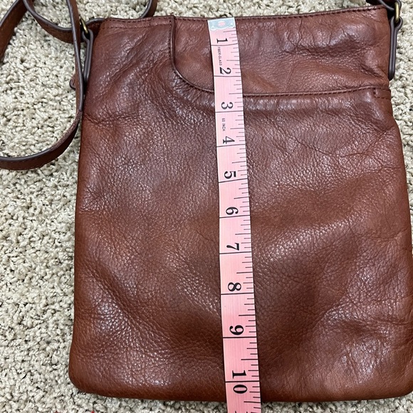 Margot Radley Brown Pebbled Leather Crossbody Bag - Picture 3 of 10